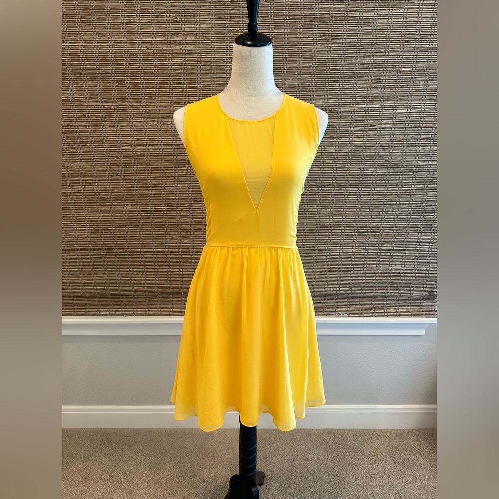 Yellow dolce vita dress